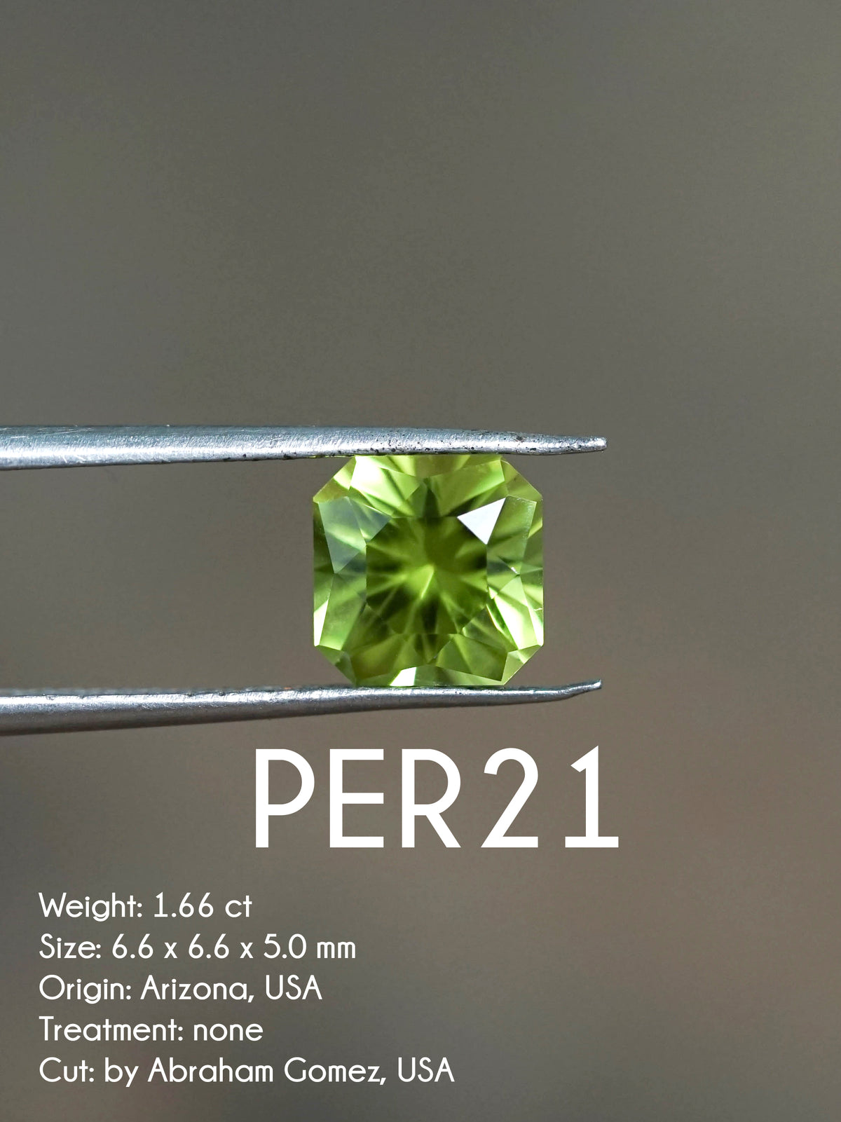 Custom Peridot Ring in Gold