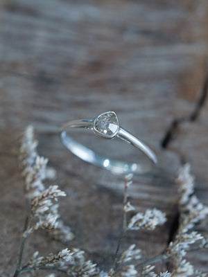 Pear Diamond Ring - size 8