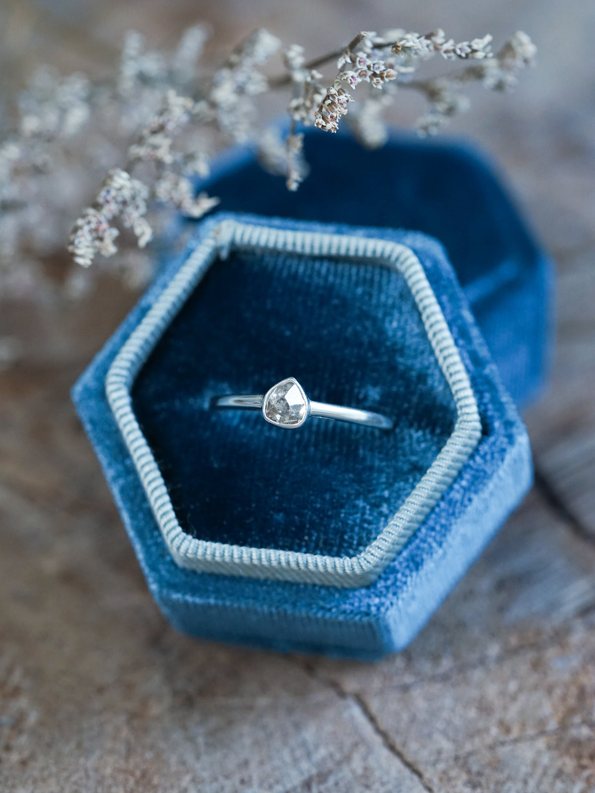 Pear Diamond Ring - size 8