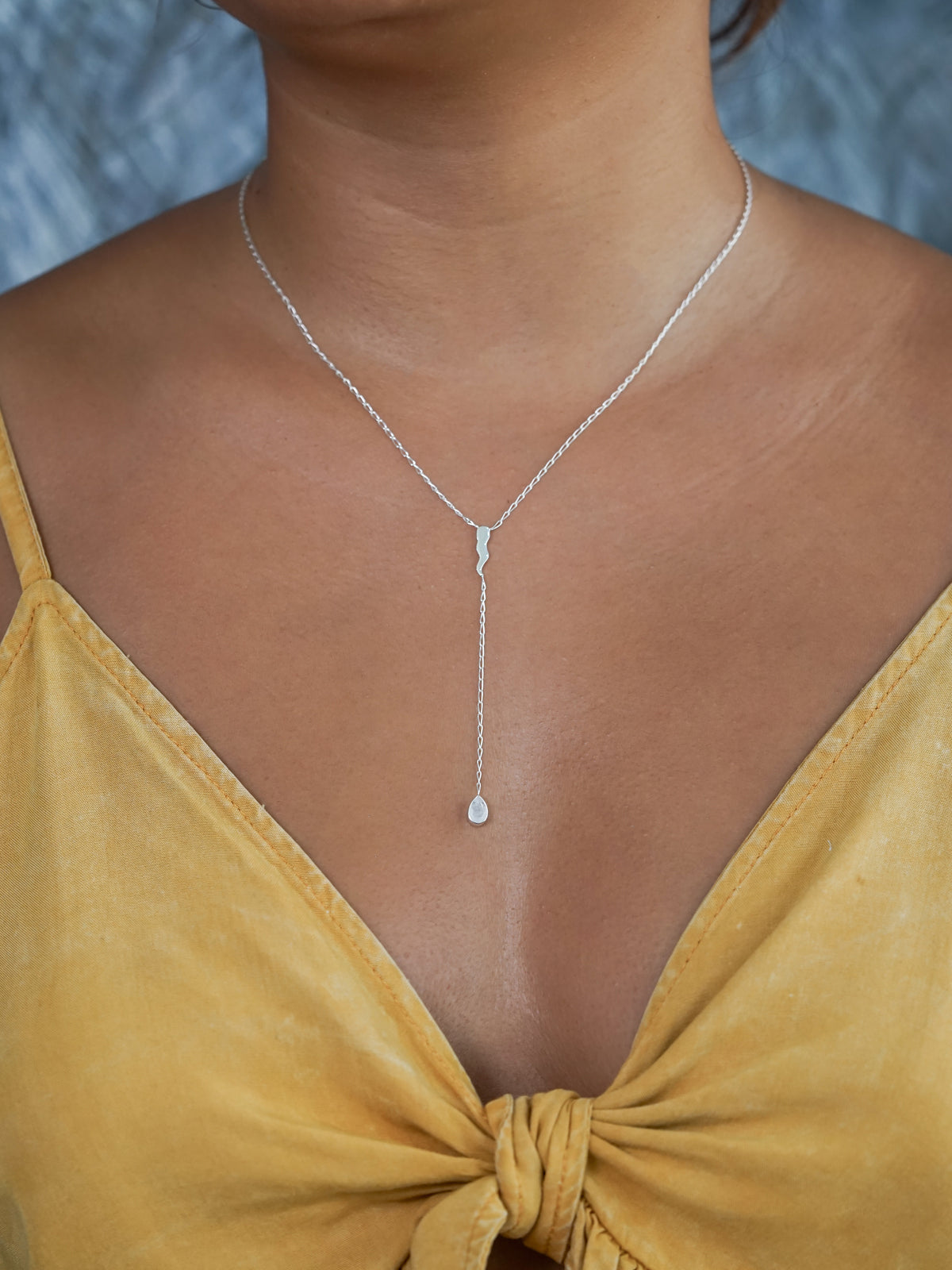 Thunderbolt Moonstone Necklace