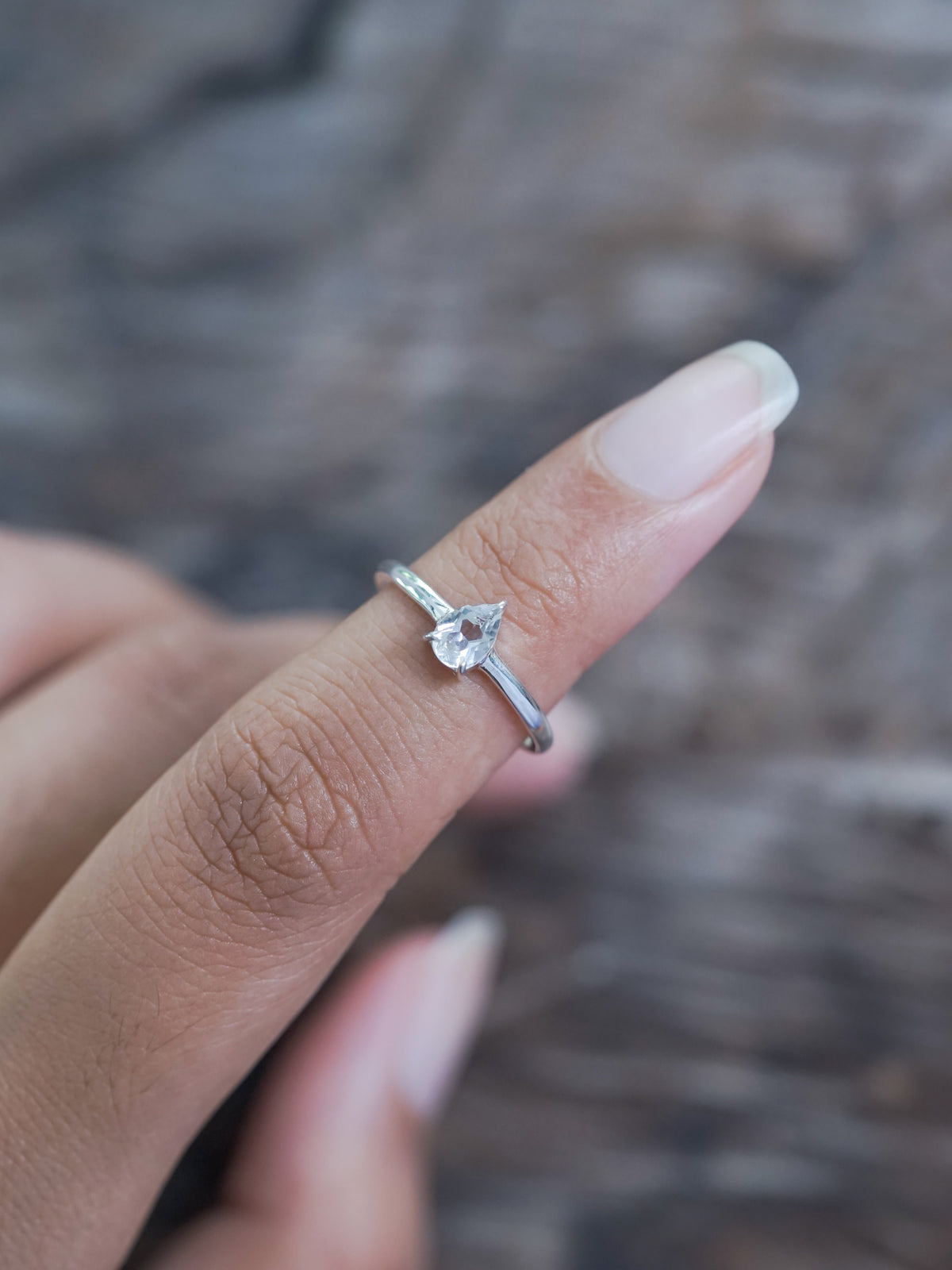 Pear Topaz Ring - Gardens of the Sun | Ethical Jewelry