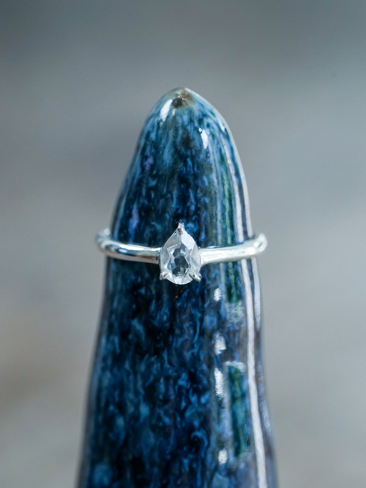 Pear Topaz Ring - Gardens of the Sun | Ethical Jewelry