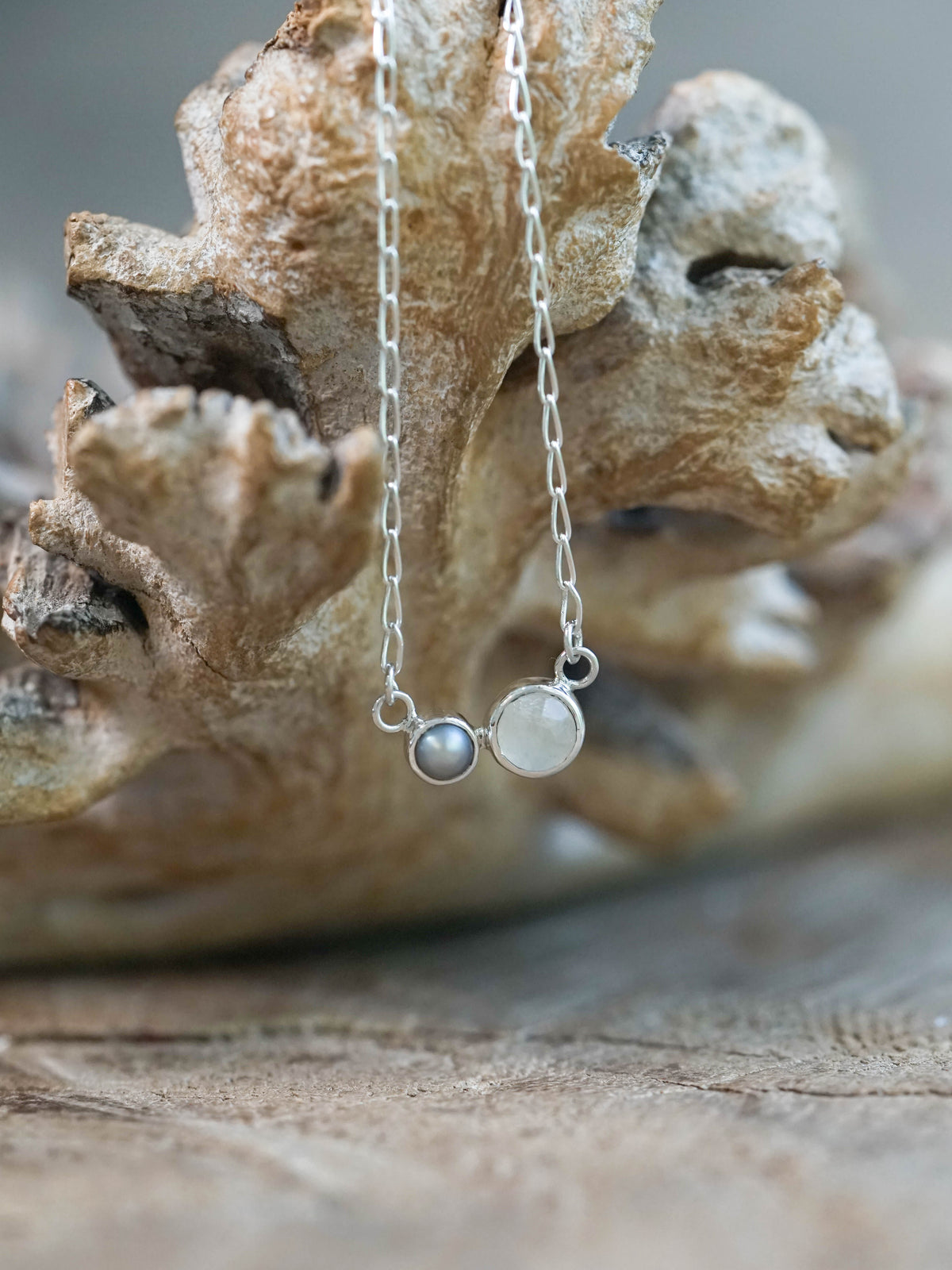 Pearl and Moonstone Necklace