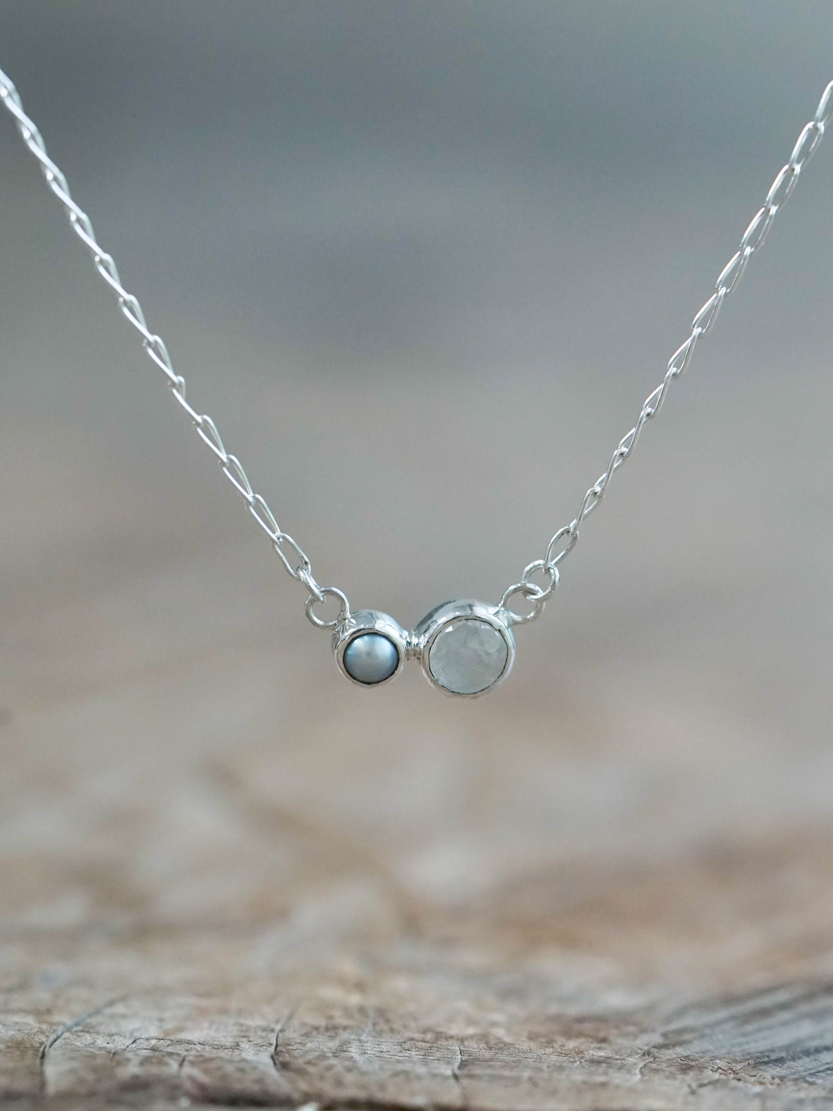Pearl and Moonstone Necklace