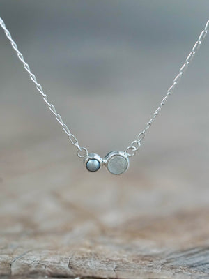 Pearl and Moonstone Necklace