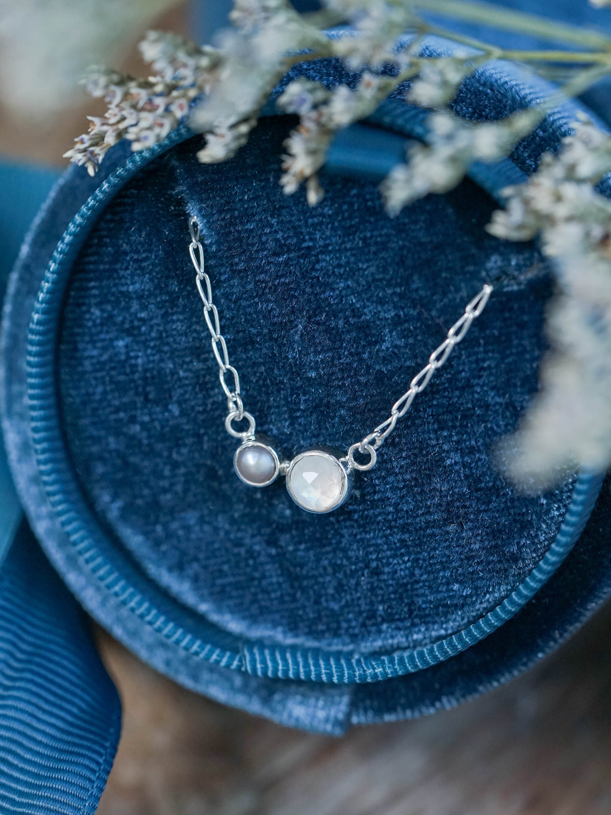 Pearl and Moonstone Necklace