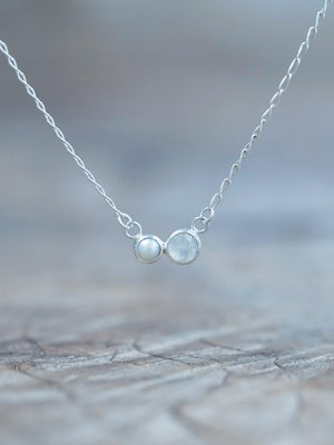 Pearl and Moonstone Necklace