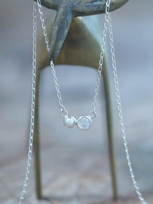 Pearl and Moonstone Necklace - Gardens of the Sun | Ethical Jewelry