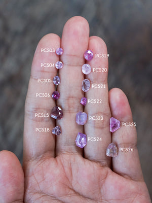 Custom Pink Sapphire Ring in Gold