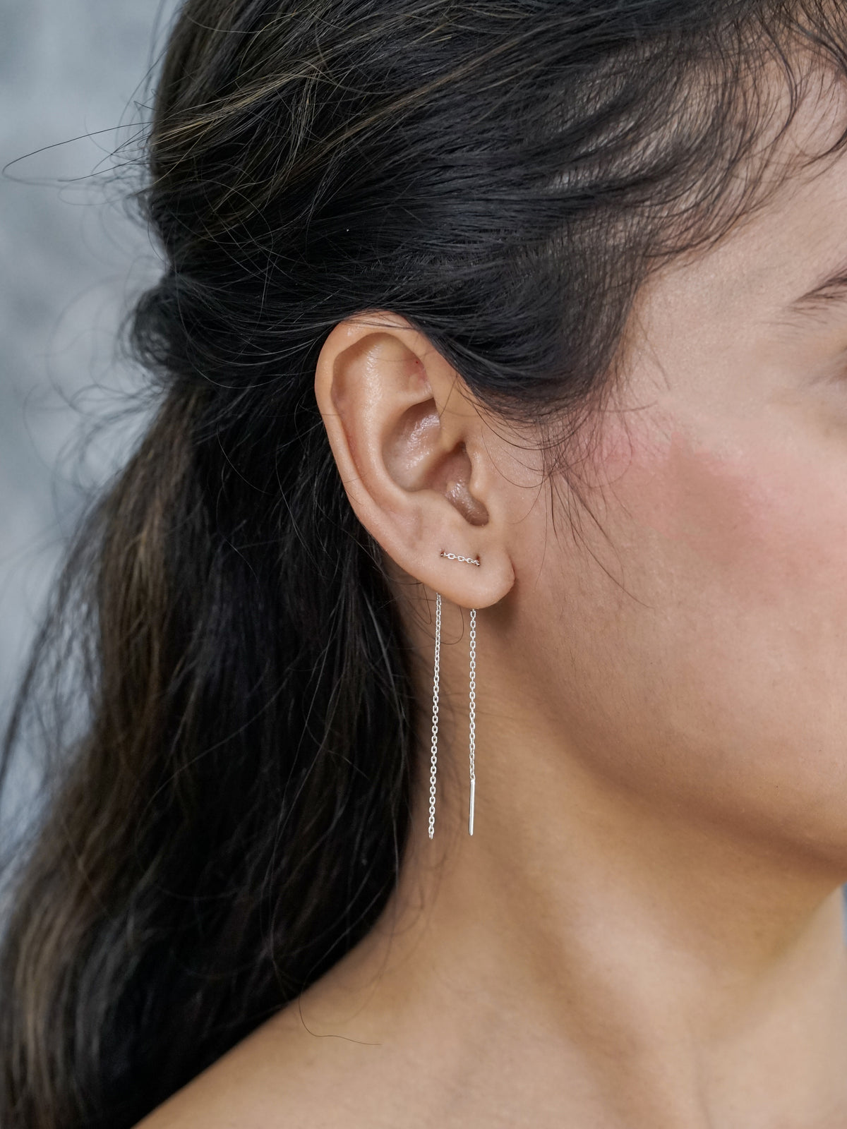 Plain Ear Threaders - Gardens of the Sun | Ethical Jewelry