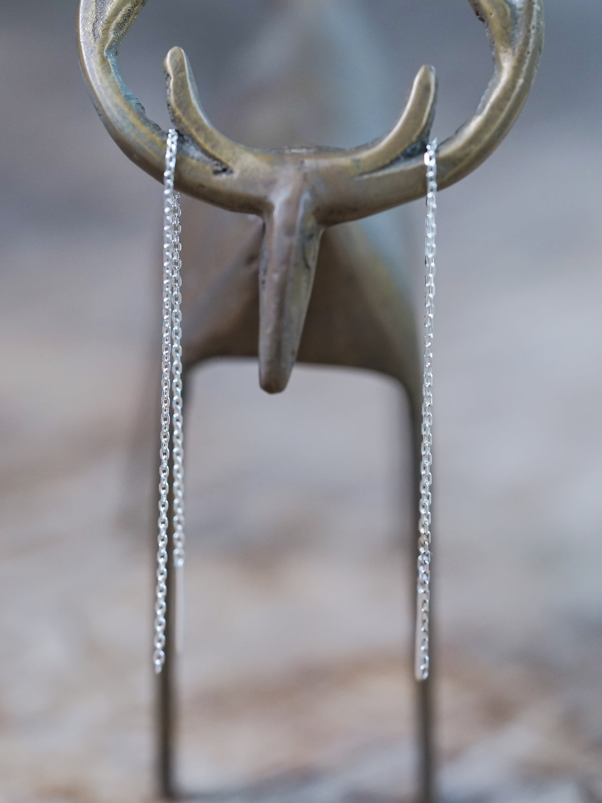 Plain Ear Threaders - Gardens of the Sun | Ethical Jewelry