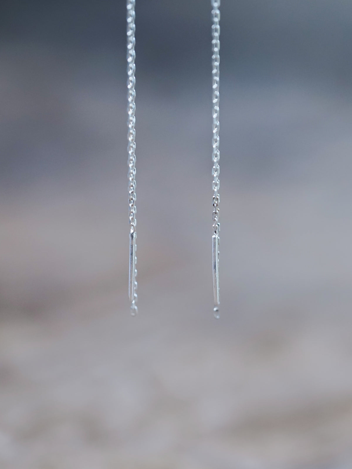 Plain Ear Threaders - Gardens of the Sun | Ethical Jewelry