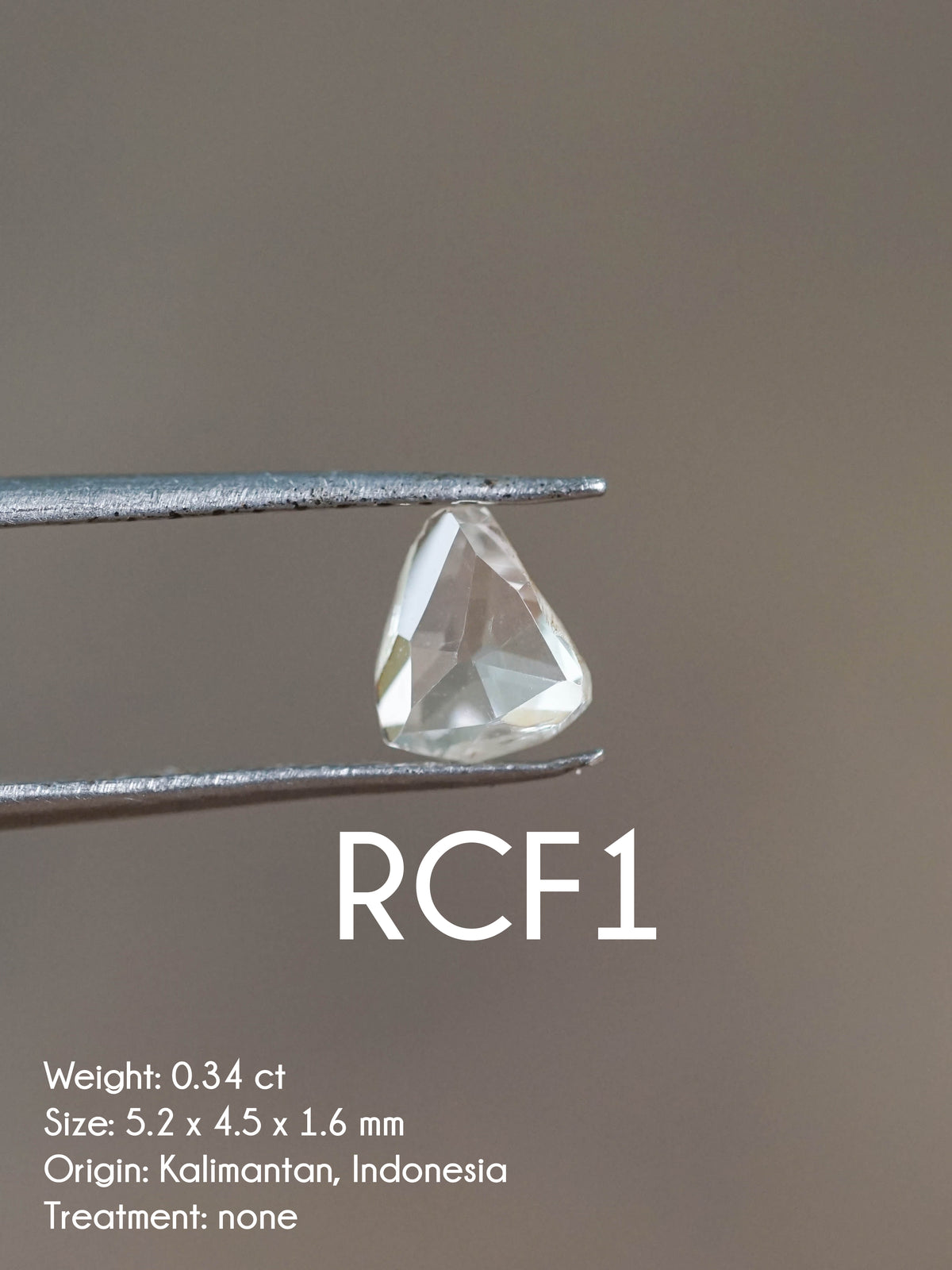 Custom Rose Cut Freeform Diamond Ring