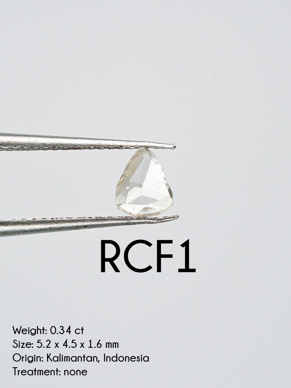 Custom Rose Cut Freeform Diamond Ring