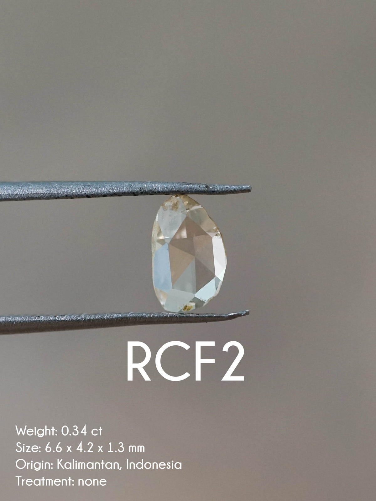 Custom Rose Cut Freeform Diamond Ring