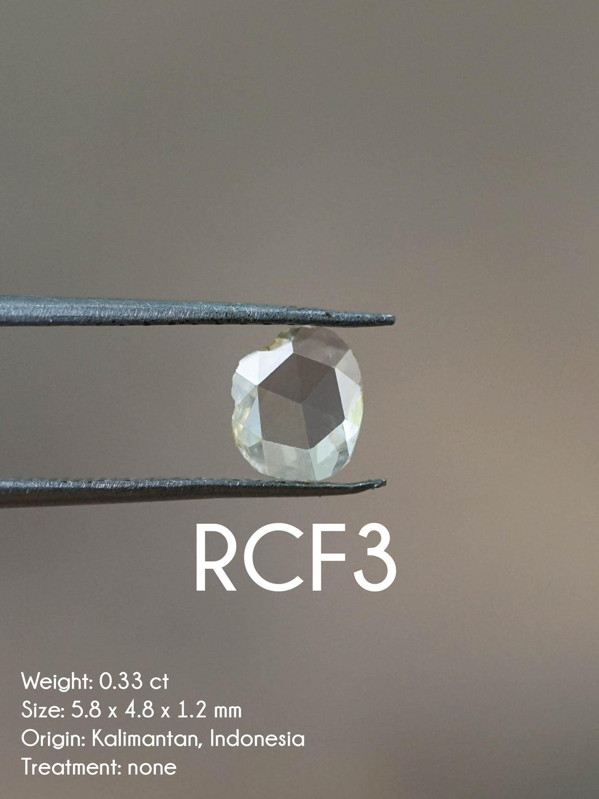 Custom Rose Cut Freeform Diamond Ring