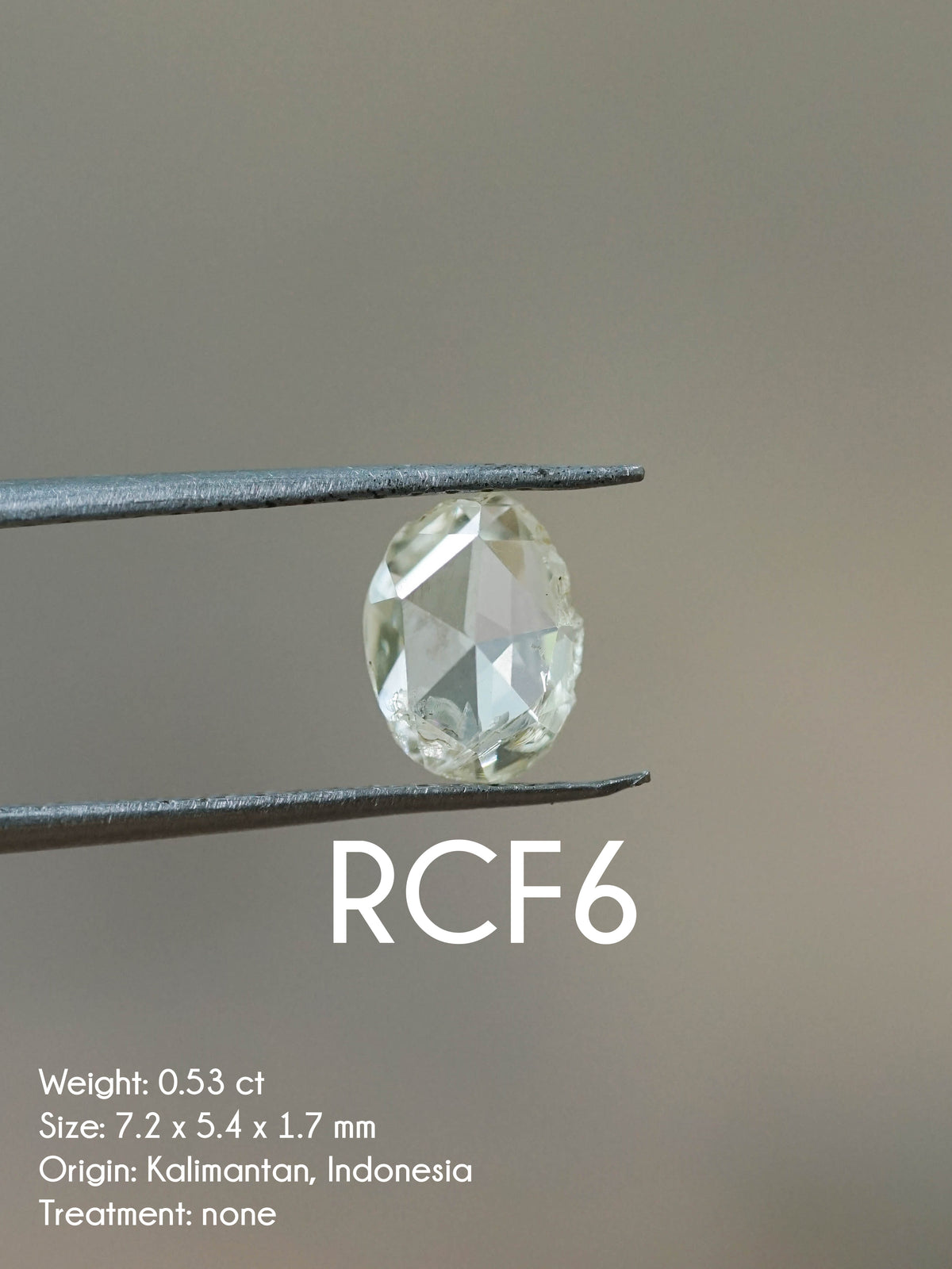 Custom Rose Cut Freeform Diamond Ring