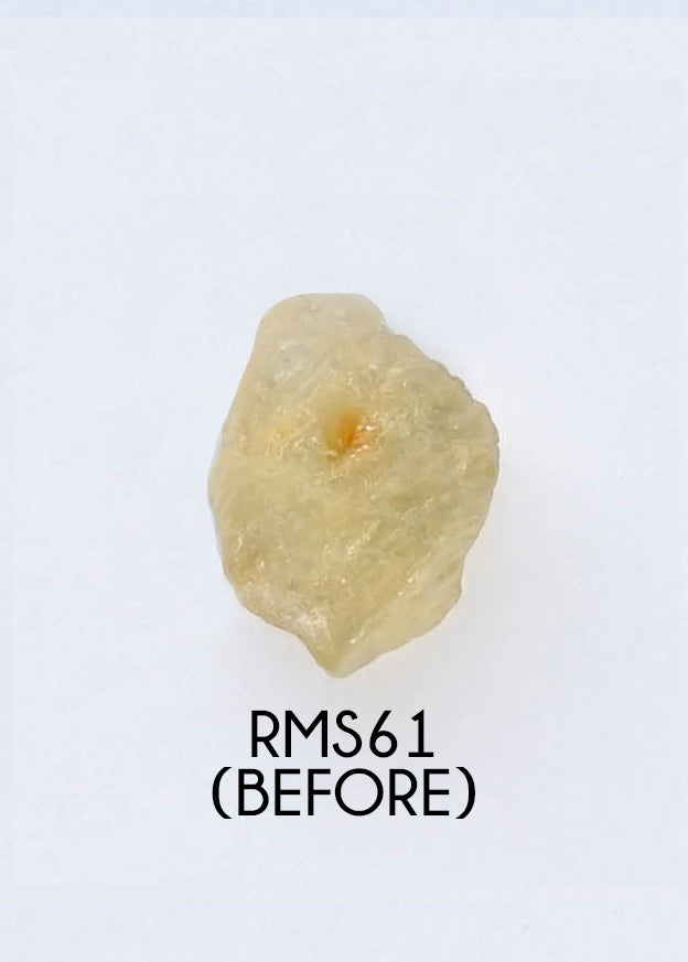 Custom Rose Cut Montana Sapphire Ring in Gold