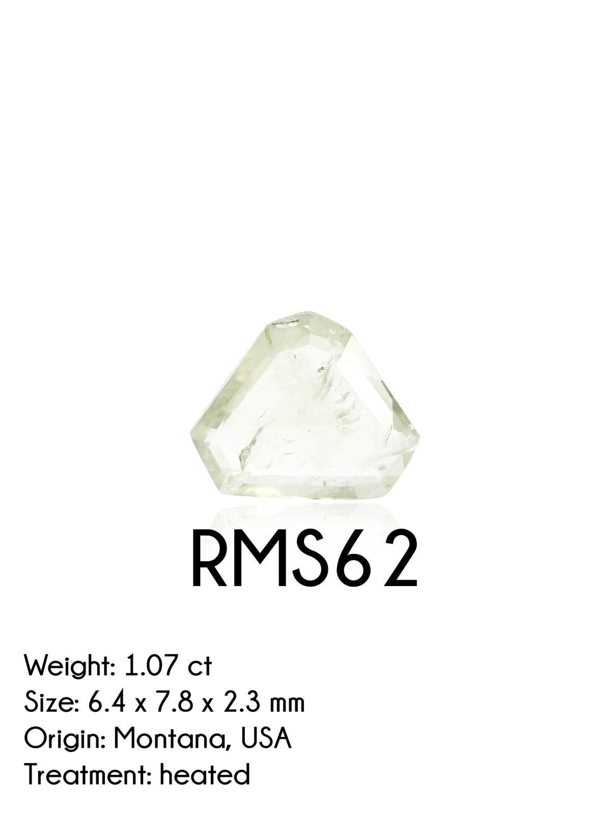 Custom Rose Cut Montana Sapphire Ring in Gold