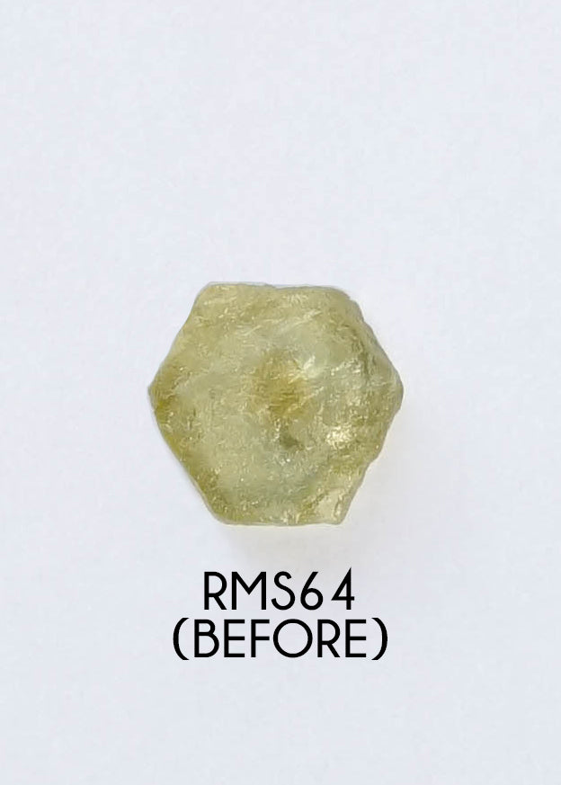 Custom Rose Cut Montana Sapphire Ring in Gold