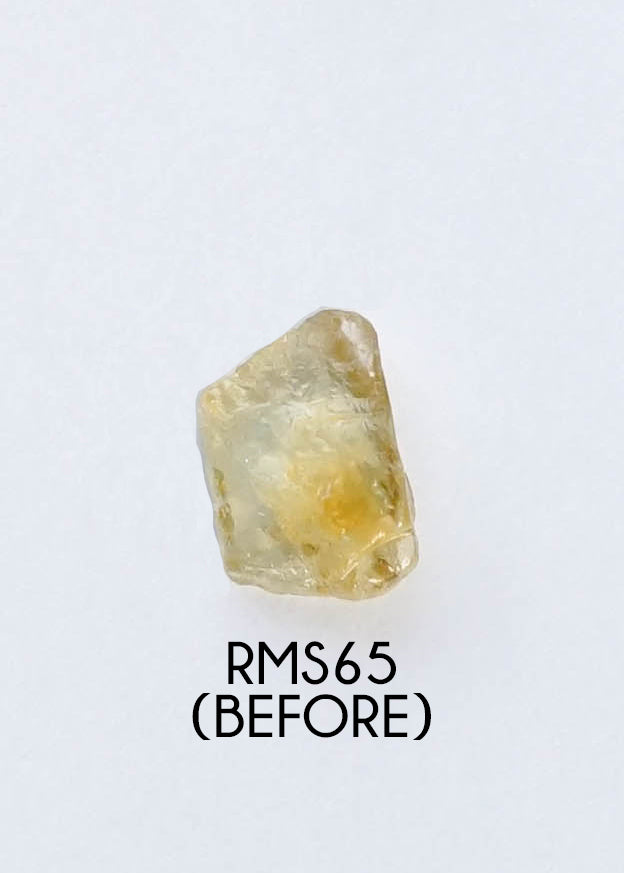 Custom Rose Cut Montana Sapphire Ring in Gold