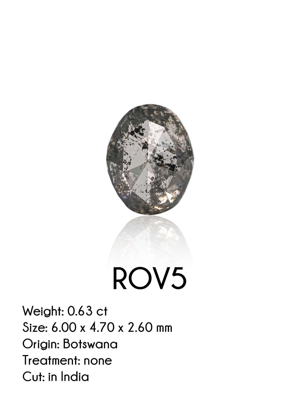 Custom Rose Cut Oval Diamond Ring in Gold - Gardens of the Sun | Ethical Jewelry