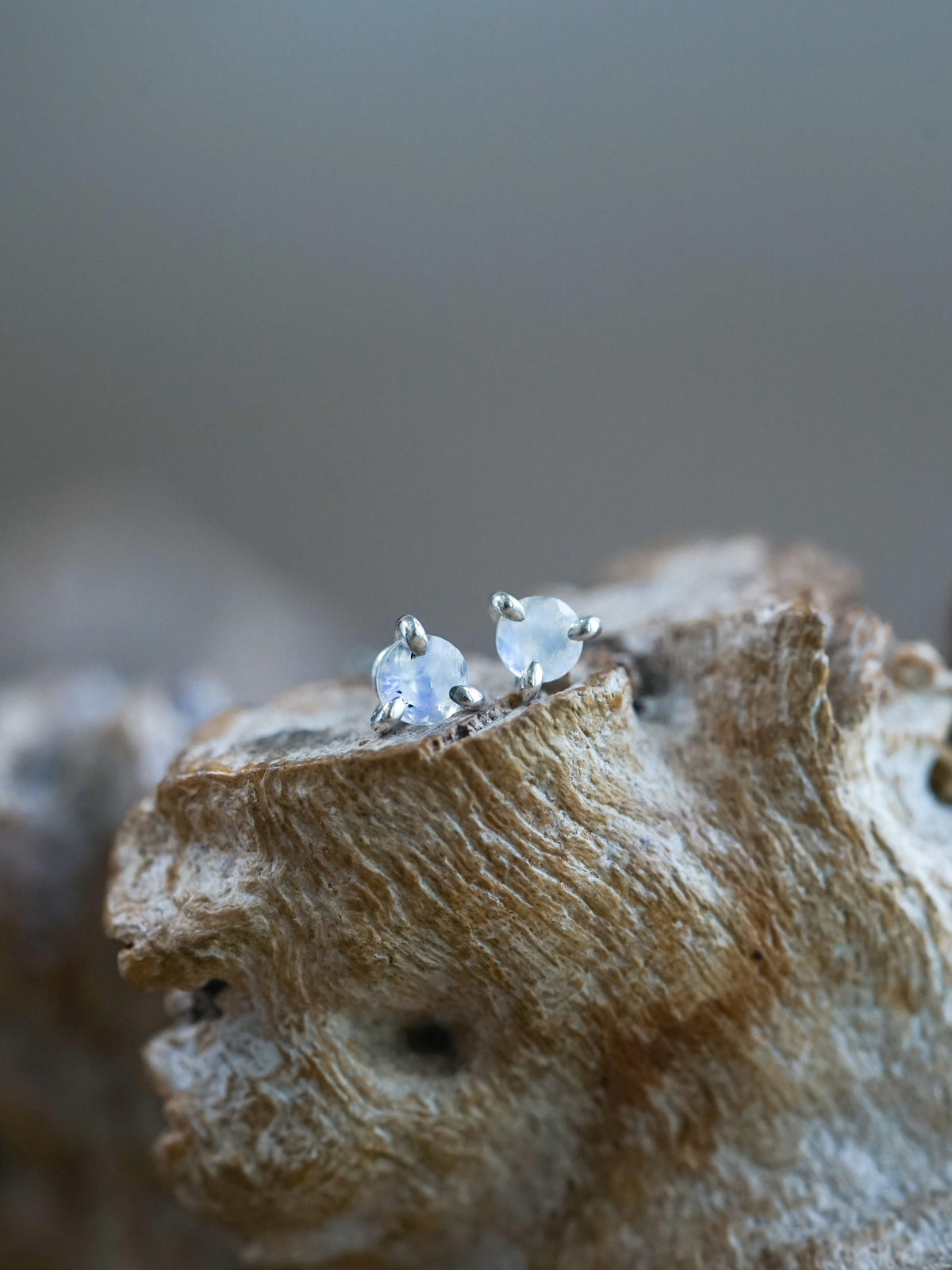 Rainbow Moonstone Earrings - Gardens of the Sun | Ethical Jewelry