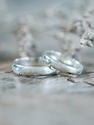 Plain Silver Wedding Band - Gardens of the Sun | Ethical Jewelry