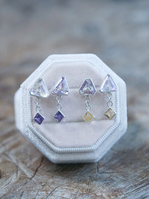 Ready to ship Ametrine Earrings in sterling silver