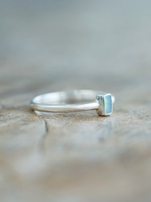Rectangle Opal Ring