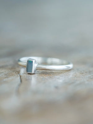 Rectangle Opal Ring