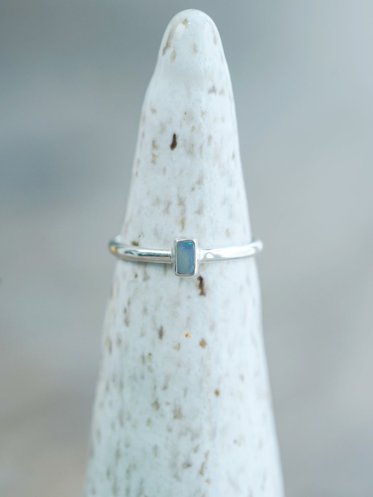 Rectangle Opal Ring