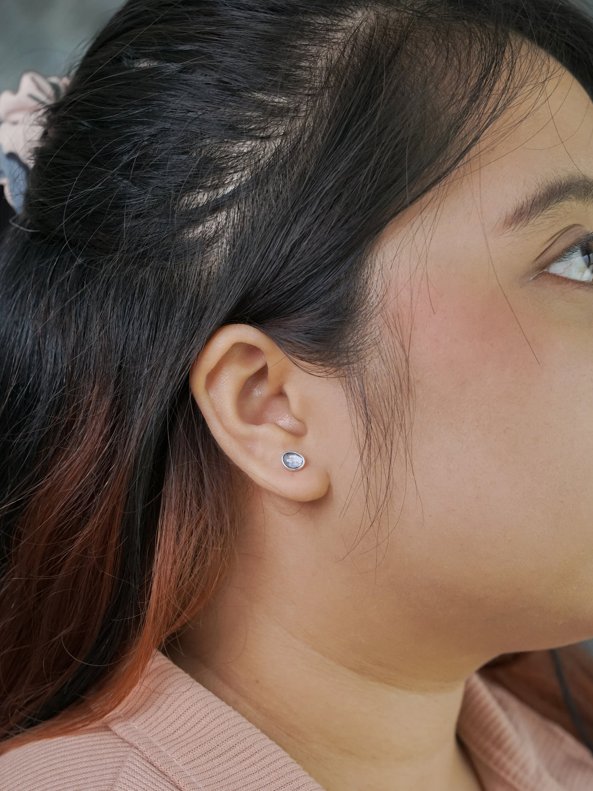 Rose Cut Iolite Earrings - Gardens of the Sun | Ethical Jewelry