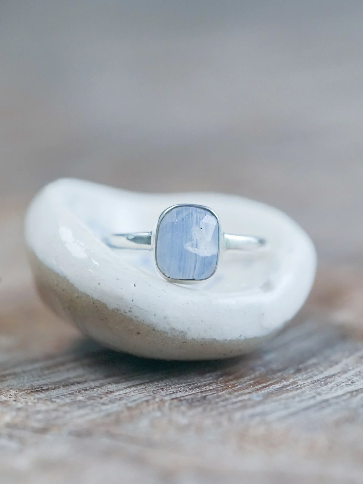 Rose Cut Moonstone Ring