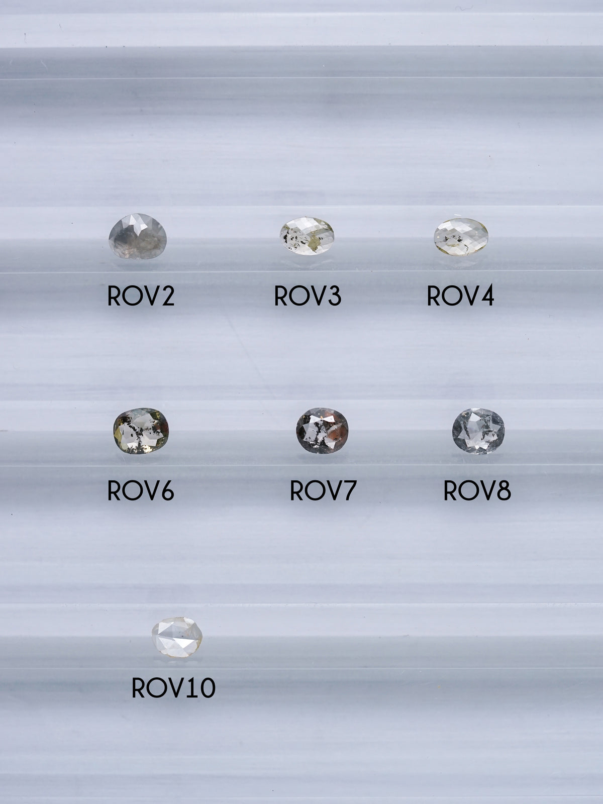 Custom Rose Cut Oval Diamond Ring in Gold