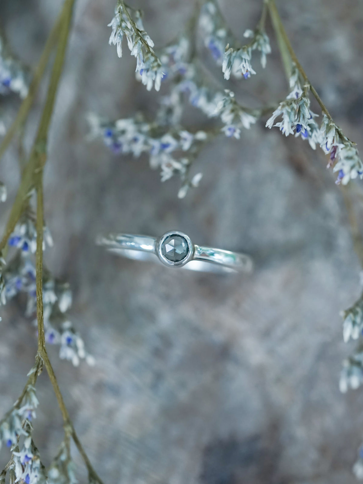 Rose Cut Sapphire Ring - Gardens of the Sun | Ethical Jewelry