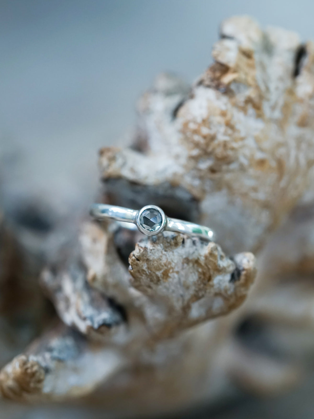 Rose Cut Sapphire Ring - Gardens of the Sun | Ethical Jewelry