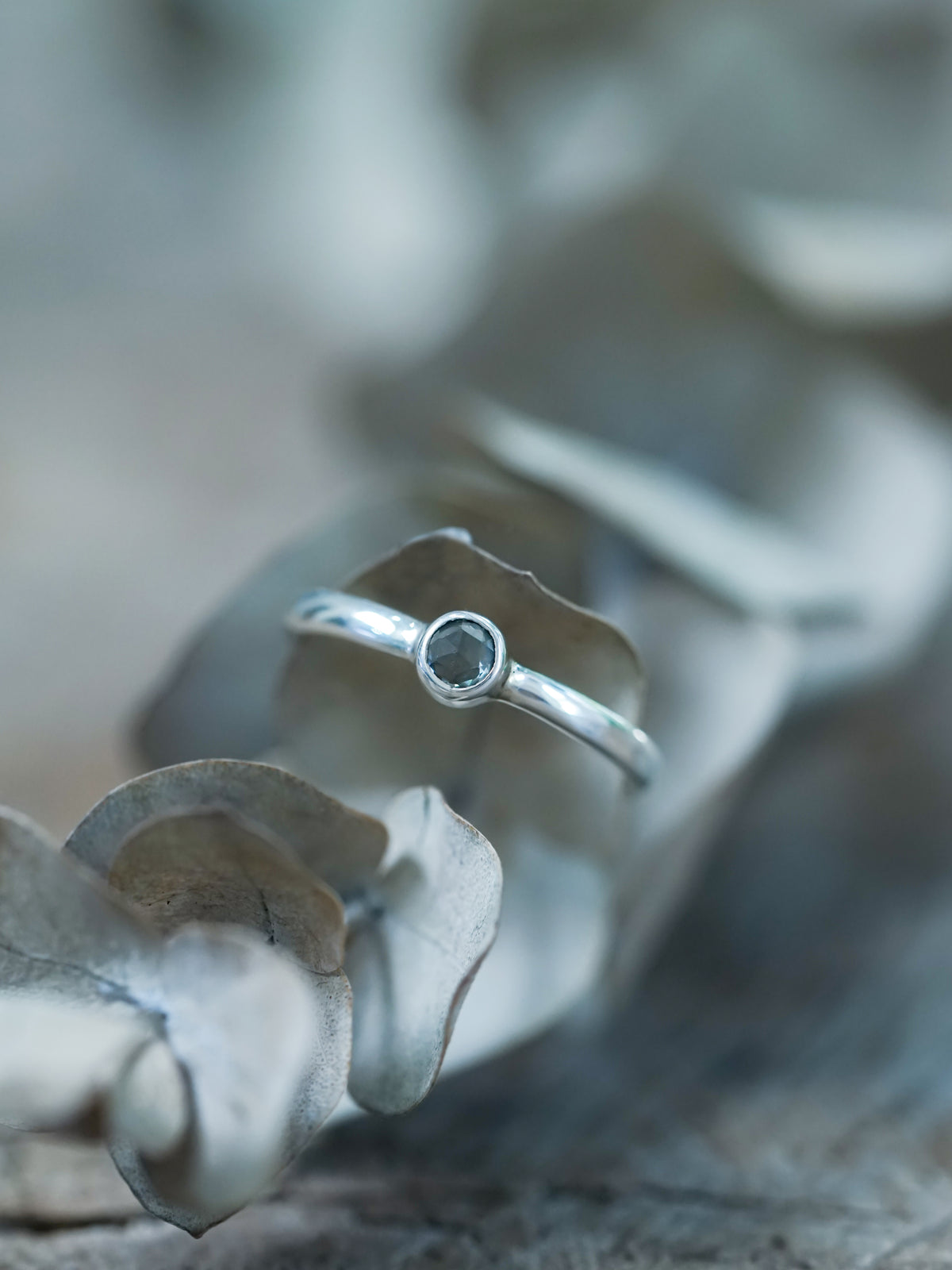Rose Cut Sapphire Ring - Gardens of the Sun | Ethical Jewelry