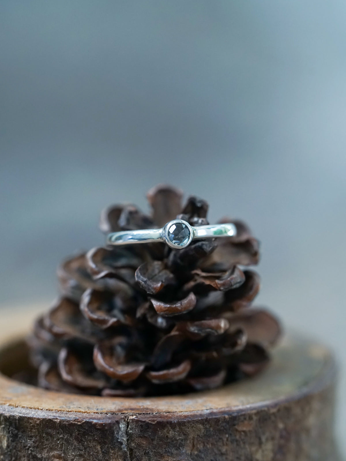 Rose Cut Sapphire Ring - Gardens of the Sun | Ethical Jewelry