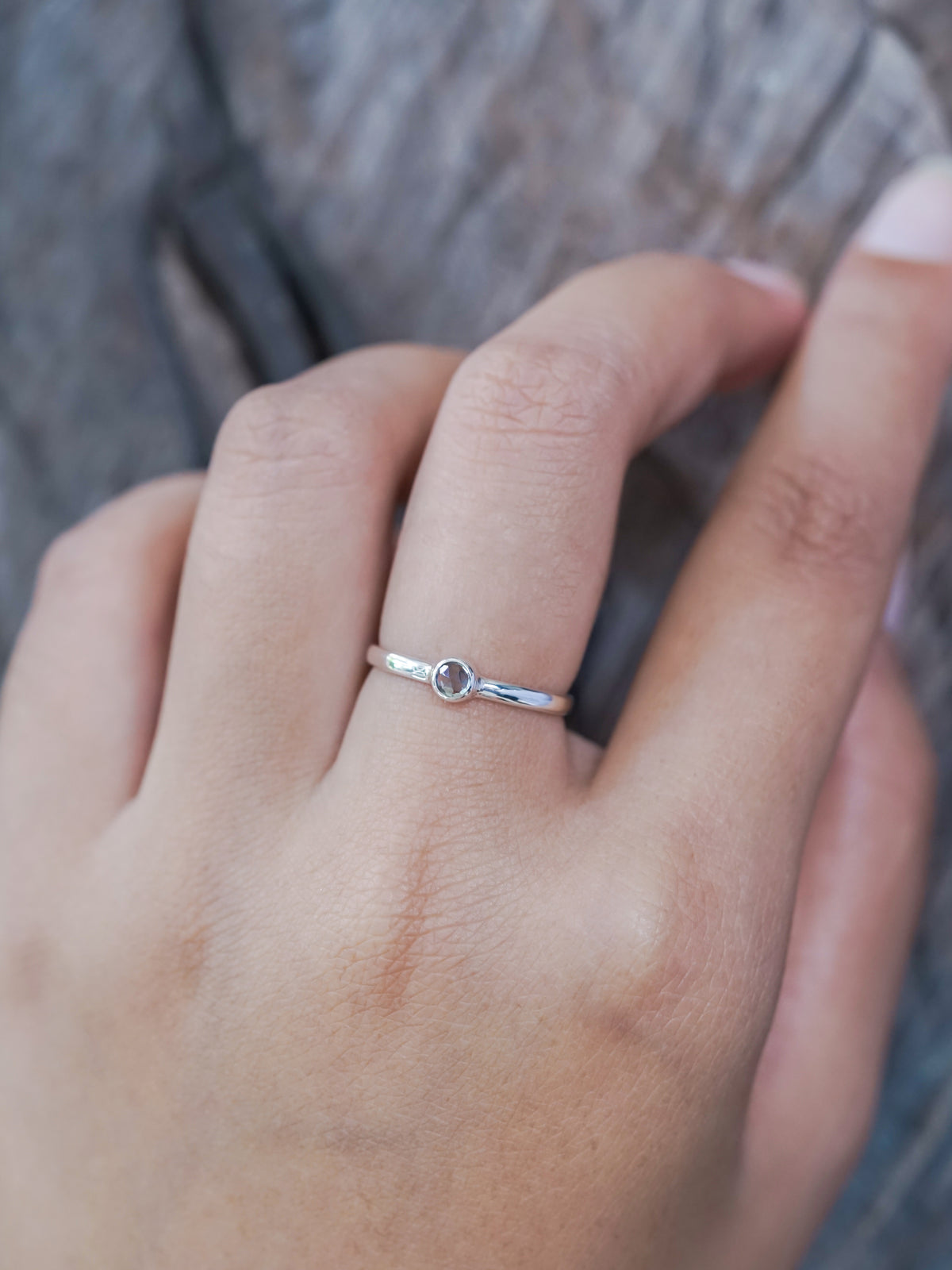 Rose Cut Sapphire Ring - Gardens of the Sun | Ethical Jewelry