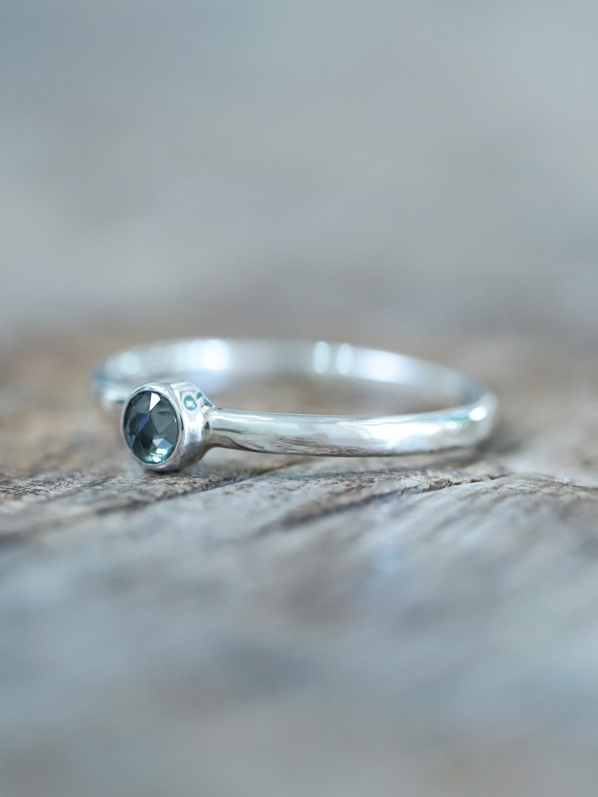 Rose Cut Sapphire Ring - Gardens of the Sun | Ethical Jewelry