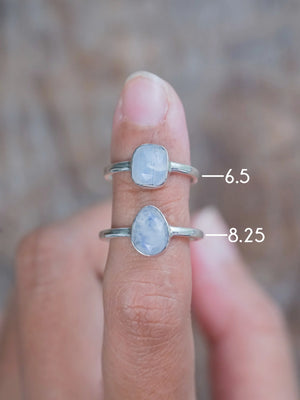 Rose Cut Moonstone Rings
