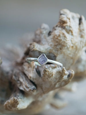 Rough Borneo Sapphire Ring