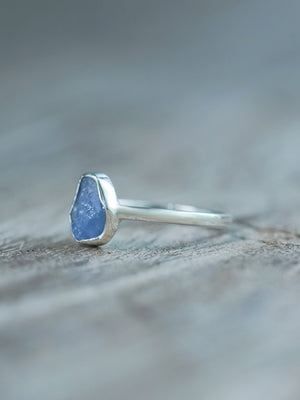 Rough Borneo Sapphire Ring