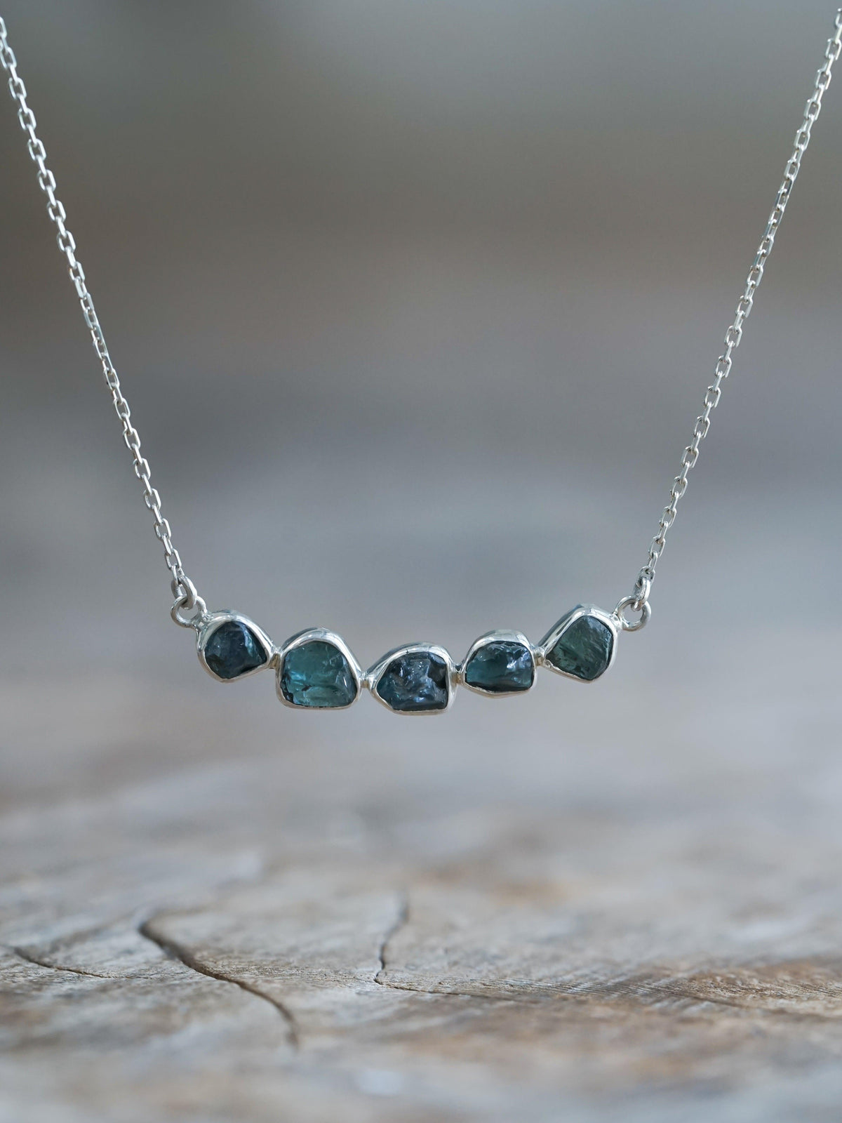 Rough Kornerupine Necklace - Gardens of the Sun | Ethical Jewelry