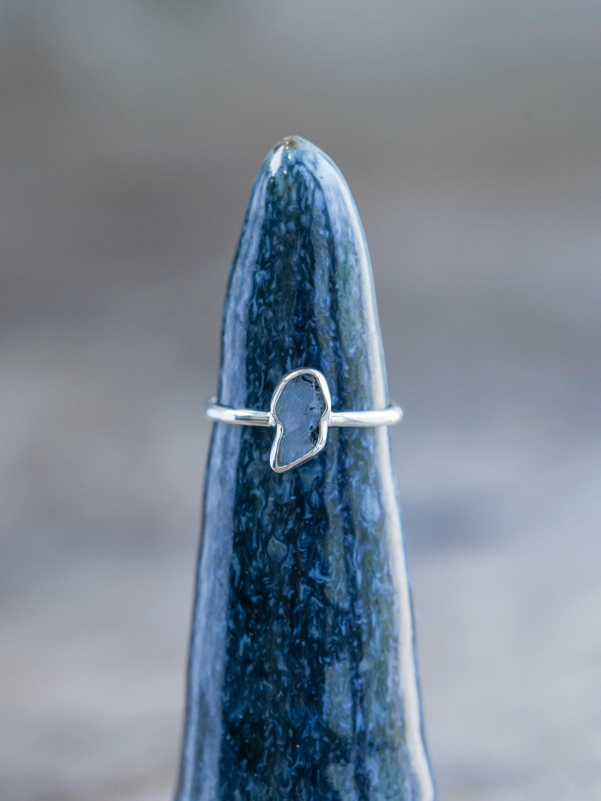 Rough Moonstone Ring - Gardens of the Sun | Ethical Jewelry