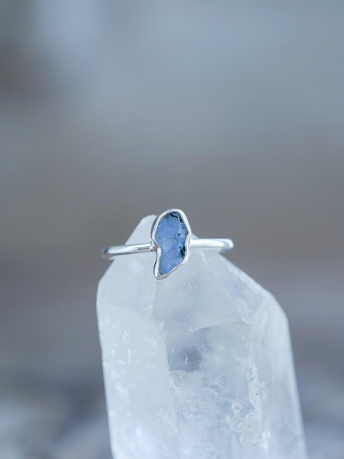 Rough Moonstone Ring - Gardens of the Sun | Ethical Jewelry
