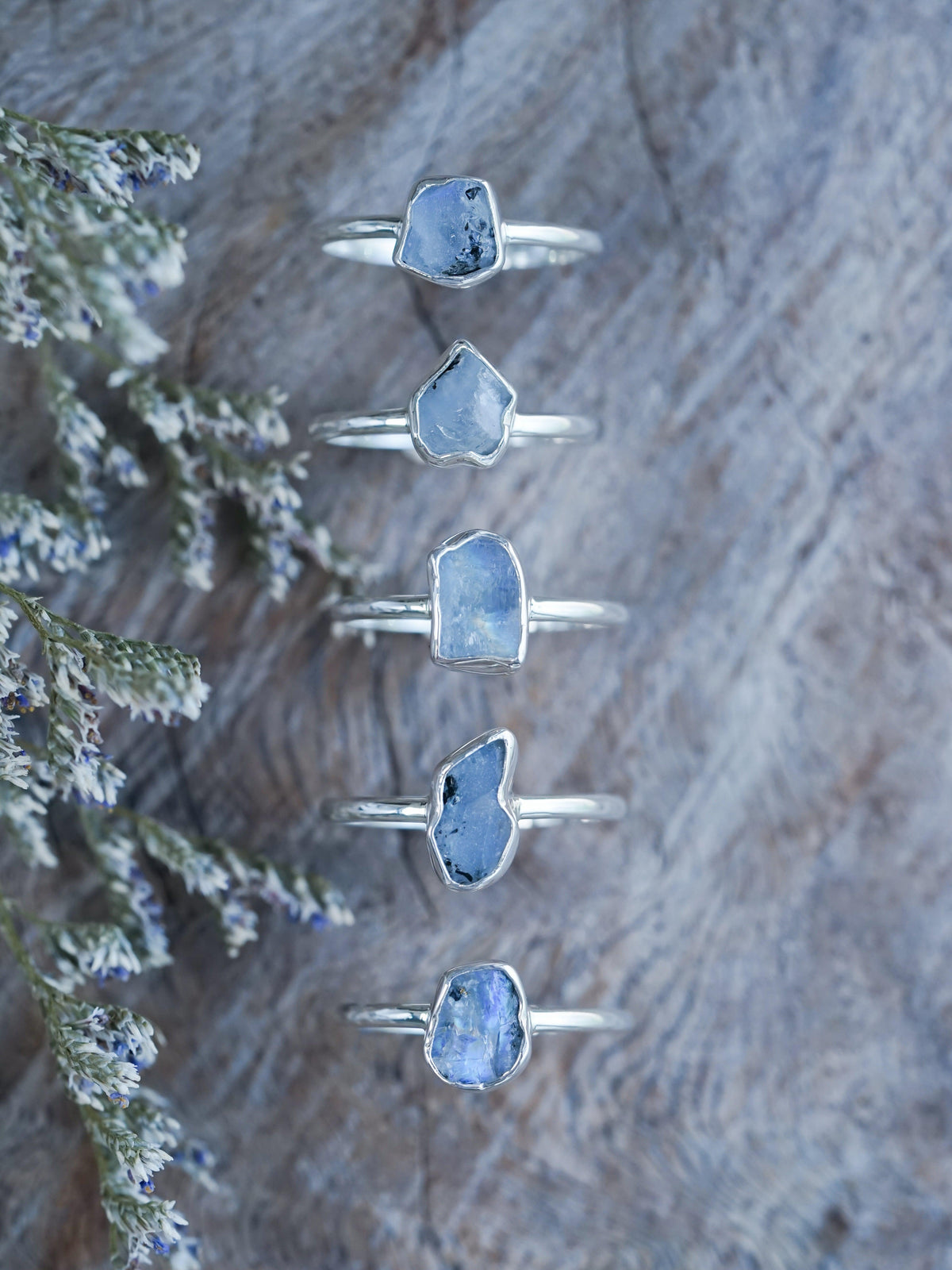 Rough Moonstone Ring - Gardens of the Sun | Ethical Jewelry