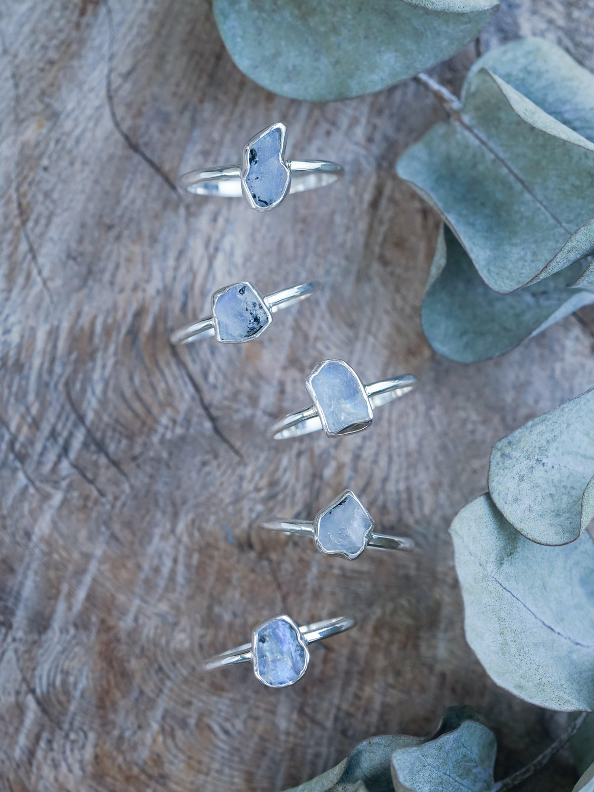 Rough Moonstone Ring - Gardens of the Sun | Ethical Jewelry