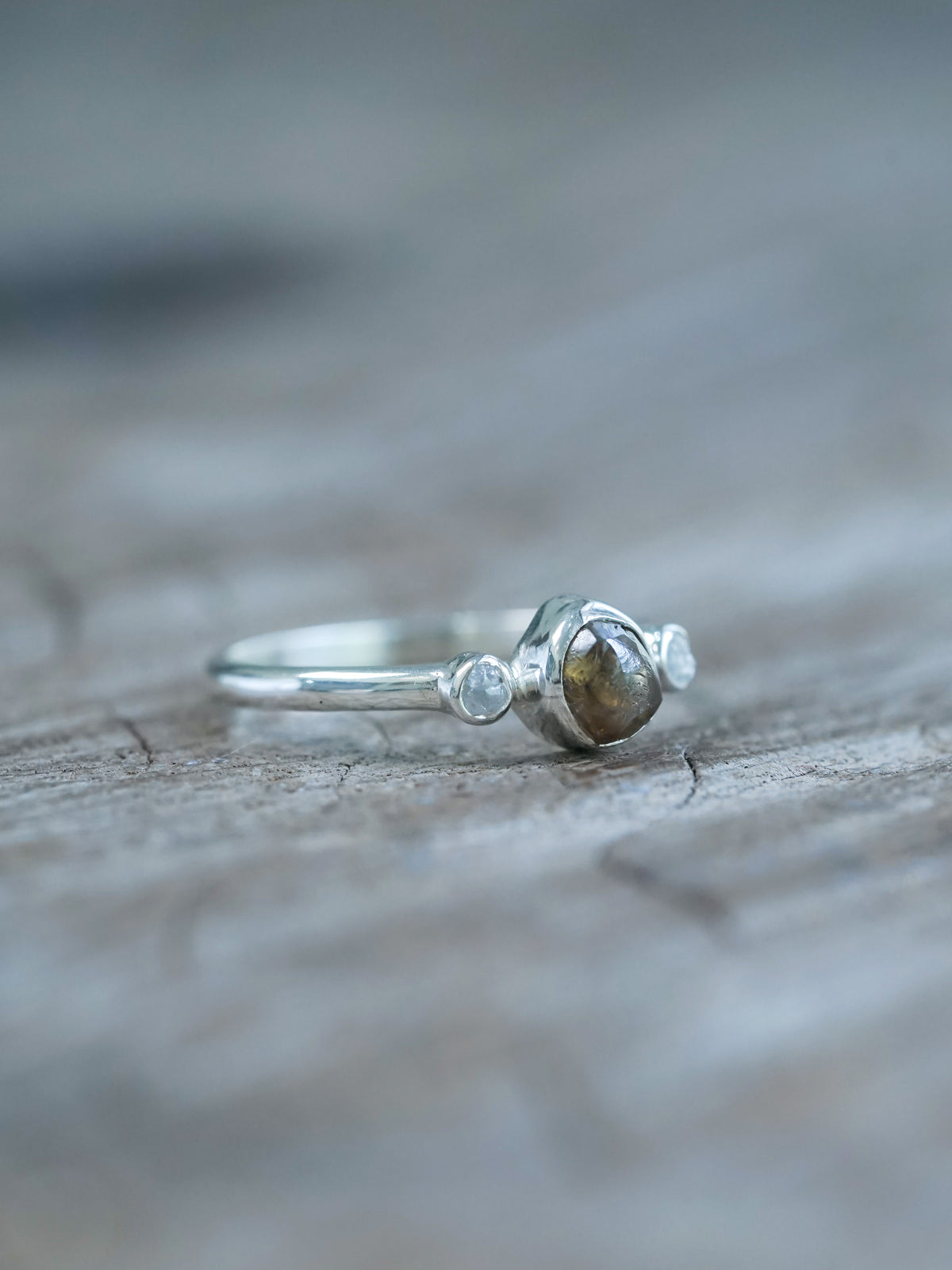 Raw Diamond Ring - Gardens of the Sun | Ethical Jewelry